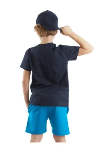 Denokids Shark Surf Boys' T-Shirt Shorts Set - Image 2