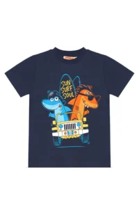 Denokids Shark Surf Boys' T-Shirt Shorts Set - Image 5