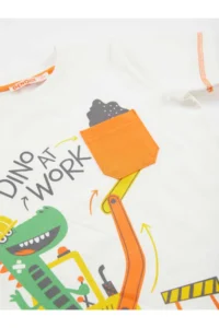 Denokids Dino At Work Boys' T-Shirt Capri Shorts Set - Image 7