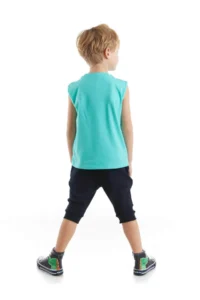 Denokids Ahoy Boys' T-Shirt Capri Shorts Set - Image 2