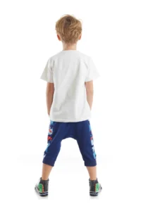 Denokids Dino Dudes Boys' T-Shirt Capri Shorts Set - Image 2