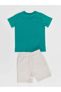 Denokids Kravat Koala Boys' T-Shirt Shorts Set - Image 4