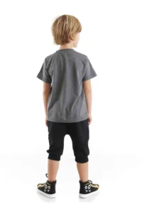 Denokids Summer Fun Boys' T-Shirt Capri Shorts Set - Image 2