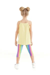Denokids Deniz Kedisi Girls' Tunic Leggings Set - Image 2