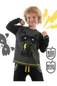 Denokids Be Brave Boys' T-Shirt Sweatpants Set
