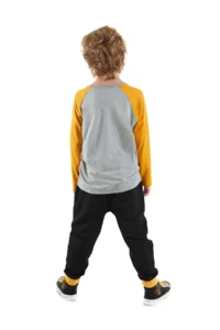 Denokids Play Allday Boys' T-Shirt Sweatpants Set - Image 2
