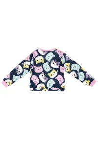 Denokids Sevimli Kediler Girls' Tracksuit Set - Image 6