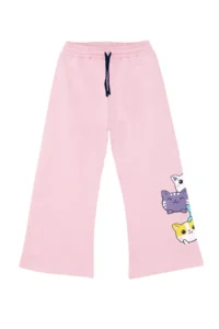 Denokids Sevimli Kediler Girls' Tracksuit Set - Image 7