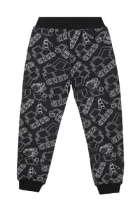 Denokids Arabalar Boys' Black Tracksuit Set - Image 8