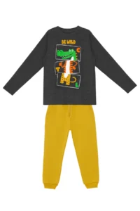 Denokids Be Wild Boys' T-Shirt Sweatpants Set - Image 3