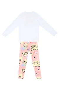 Denokids Fancy Leo Girls' T-Shirt Leggings Set - Image 4