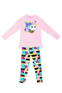 Denokids Little Bee Girls' Tunic Leggings Set - Image 3