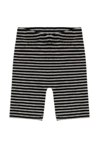Denokids Striped Unicorn Girl Child Gray Black Summer T-shirt Tights Set - Image 7
