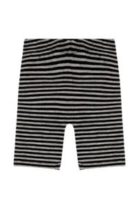 Denokids Striped Unicorn Girl Child Gray Black Summer T-shirt Tights Set - Image 8