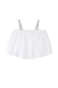 Denokids Colorful Tassel Unicorn Girl's Summer Blouse Denim Shorts Set - Image 5