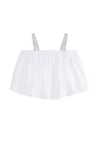 Denokids Colorful Tassel Unicorn Girl's Summer Blouse Denim Shorts Set - Image 6