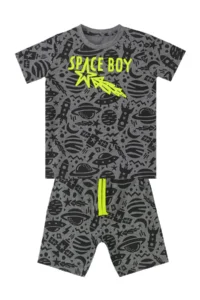 Denokids Uzay Roket Boys' T-Shirt Shorts Set - Image 3
