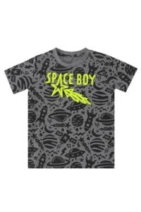 Denokids Uzay Roket Boys' T-Shirt Shorts Set - Image 5