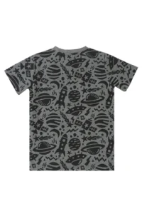 Denokids Uzay Roket Boys' T-Shirt Shorts Set - Image 6