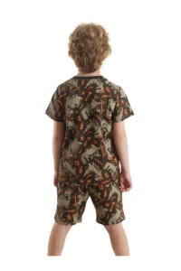 Denokids Kaykay Dino Boys' Summer T-Shirt Shorts Set - Image 2
