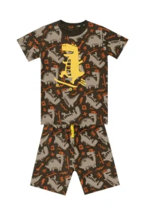 Denokids Kaykay Dino Boys' Summer T-Shirt Shorts Set - Image 3