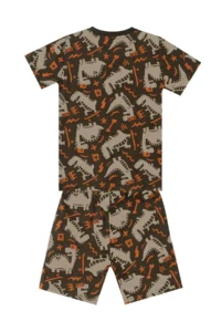 Denokids Kaykay Dino Boys' Summer T-Shirt Shorts Set - Image 4