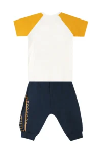 Denokids Roarsome Dino Boy's Summer T-shirt Capri Shorts Set - Image 4