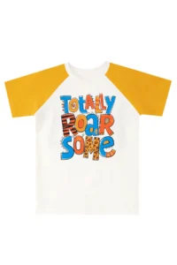 Denokids Roarsome Dino Boy's Summer T-shirt Capri Shorts Set - Image 5