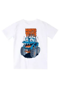 Denokids Monster Truck Boy Summer T-shirt Capri Shorts Set - Image 5