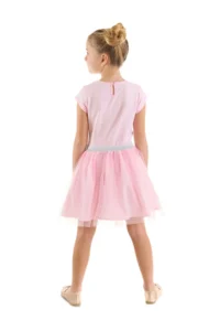 Denokids Kitten Unicorn Girls' Tulle Tutu Pink Dress - Image 2