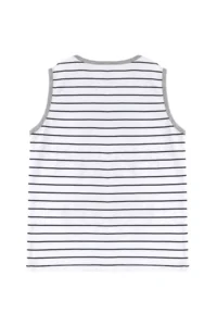 Denokids Construction Vehicle Boy Summer Striped T-shirt Capri Shorts Set - Image 6