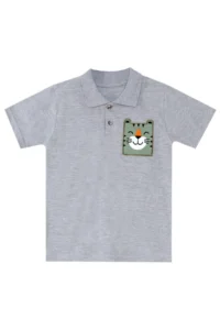 Denokids Kaplan Boy Summer Polo Neck T-shirt Gabardine Shorts Set - Image 5