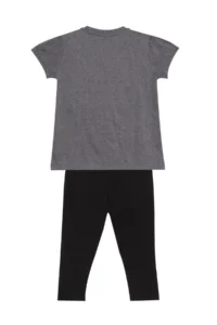 Denokids Kedili Girls' Summer T-Shirt Leggings Set - Image 4