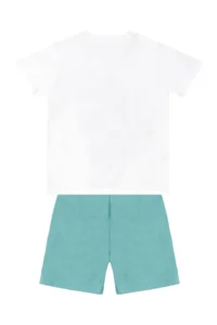 Denokids Timsah Boys' T-Shirt Gabardine Shorts Set - Image 4