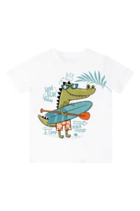 Denokids Timsah Boys' T-Shirt Gabardine Shorts Set - Image 5
