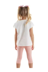 Denokids Cute Mice Girls Summer T-shirt Tights Set - Image 2