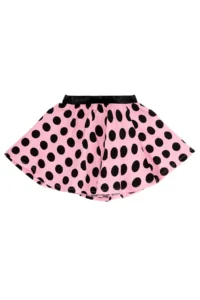 Denokids Polka Dot Cheetah Girl's Summer T-shirt Pink Skirt Set - Image 8