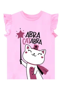 Denokids Abra Catabra Frilly Girl's Summer T-Shirt Shorts Set - Image 5
