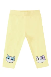Denokids Kediler Girls' Summer Tunic T-Shirt Leggings Set - Image 7