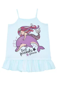 Denokids Best Friends Girl's Strappy Summer Tunic T-shirt Tights Set - Image 5