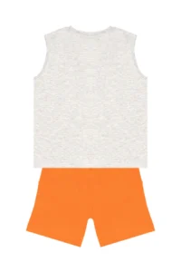 Denokids Skateboard Dino Boy's Summer Sleeveless T-shirt Shorts Set - Image 4