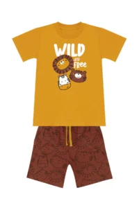 Denokids Wild Boys' Summer T-Shirt Shorts Set - Image 3