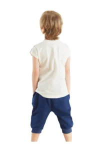 Denokids Cars Boy's Summer T-shirt Capri Shorts Set - Image 2