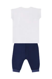 Denokids Cars Boy's Summer T-shirt Capri Shorts Set - Image 4