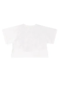Denokids Ikiz Ceylan Girl's Summer Crop T-shirt Frilly Shorts Set - Image 6