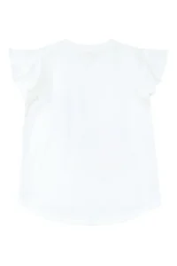 Denokids Ballerina Animals Ruffle Polka Dot Girl's Summer T-shirt Tights Set - Image 6