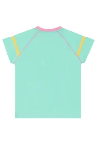 Denokids Kalpli Girls' Summer T-Shirt Shorts Set - Image 6
