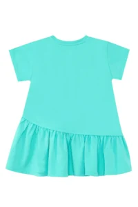 Denokids Sea Rabbit Girl's Summer Frilly T-shirt Tights Set - Image 6