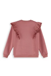 Denokids Frilly Girls' Dusty ROSE Tracksuit - Image 6