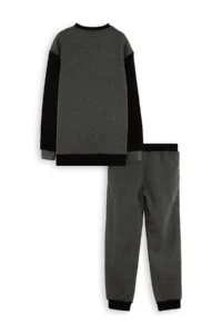 Denokids Wild Oversized Boys' Gray Tracksuit Set - Image 4